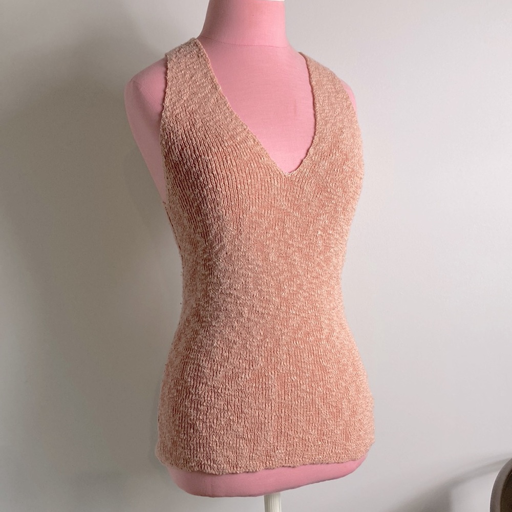Free People Knit V-Neck Tank Top